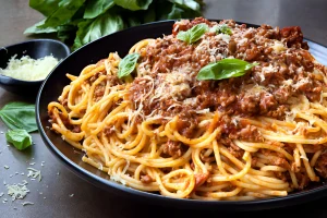 Sauce à Spaghetti à la Viande et Merguez