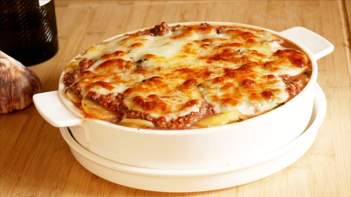 Gratin de pommes de terre au bœuf haché : Une tuerie