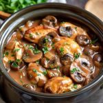 Poulet Marsala à la mijoteuse - Recette facile